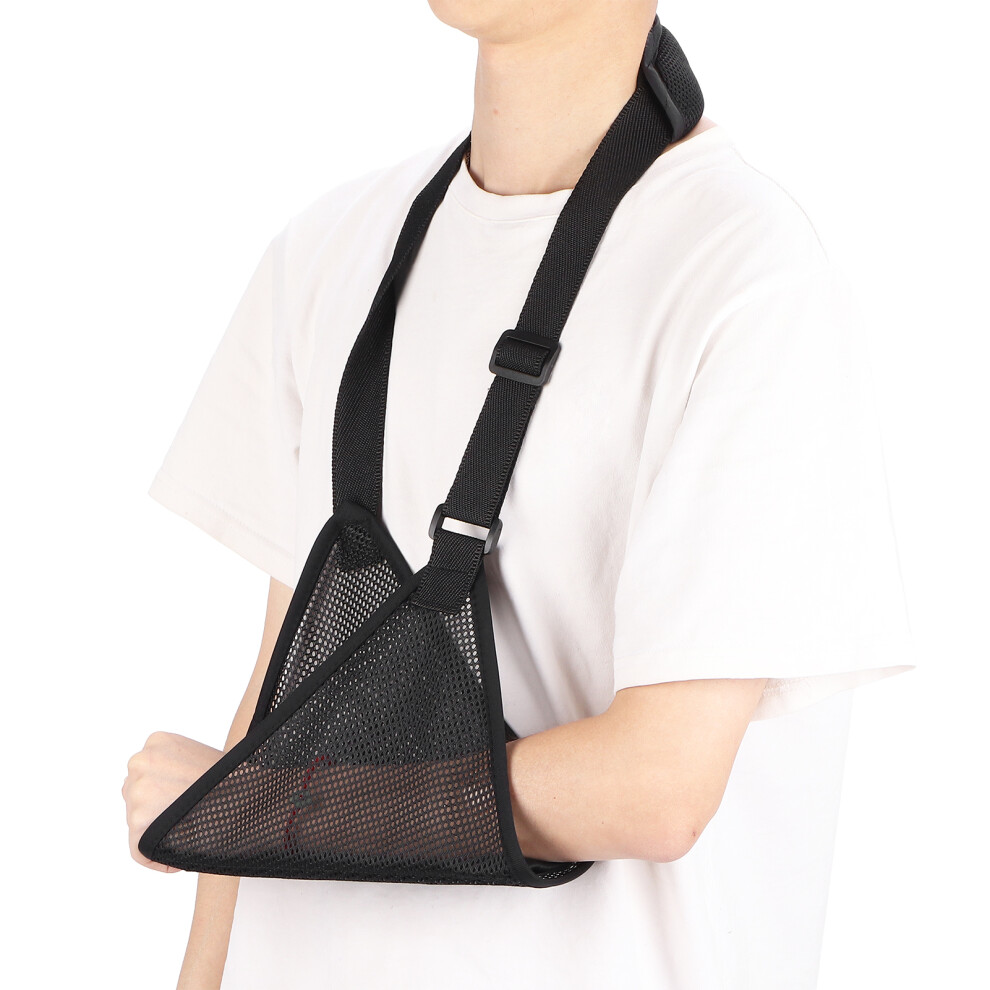 Arm Sling Breathable Shoulder Immobilizer Rotator Adjustable Elbow Support Strap Brace