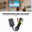 Convertitore HDMI a AV, Adattatore USB in ABS, 480i-1080p 4