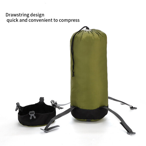 S 8L Sac de compression ultraléger noir 480x180mm 1
