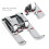 Pied pour point satin, acier inoxydable, ensemble de 5 pièces 9