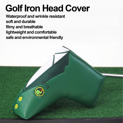 Copri-testa da golf impermeabile in pelle PU 17x14cm 2