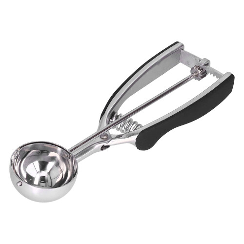J10190P 39mm Cuillère à glace en acier inoxydable 1