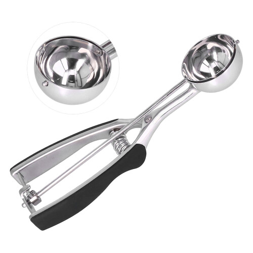 J10190P 59mm cuillère à glace en acier inoxydable 2