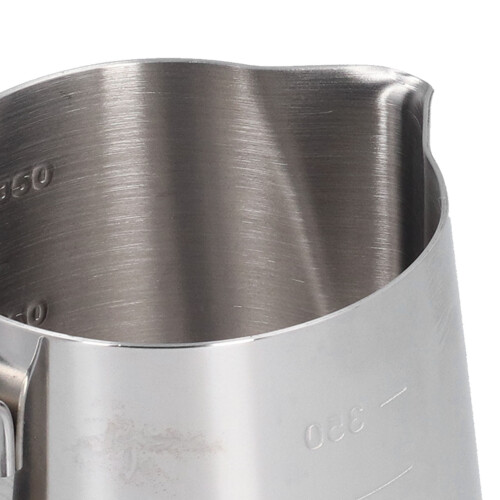 Pichet à lait inox 400 ml, 83 mm du bec au bord 2
