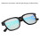 Lunettes pour daltoniens à monture complète UV400 étanches 5