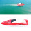 Barca RC gialla elettrica 1200mAh telecomando 12