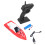 Barca RC gialla elettrica 1200mAh telecomando 7