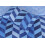 (Zigzag Blue, Double) 4PCs Complete Bedding Set Duvet Cover Fitted Sheet 4