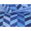 (Zigzag Blue, Double) 4PCs Complete Bedding Set Duvet Cover Fitted Sheet 5