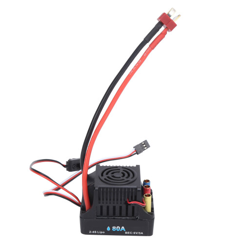 ESC brushless da 80A per auto RC di scala 1/8, impermeabile 1