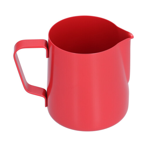 Pichet à lait mousseur PTFE à bec pointu rouge de 400 ml 1