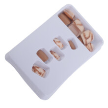 P146 24 pièces Ongles artificiels à couverture complète, 12 tailles