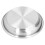 Assiette creuse en acier inoxydable 304 24 cm argentée 9
