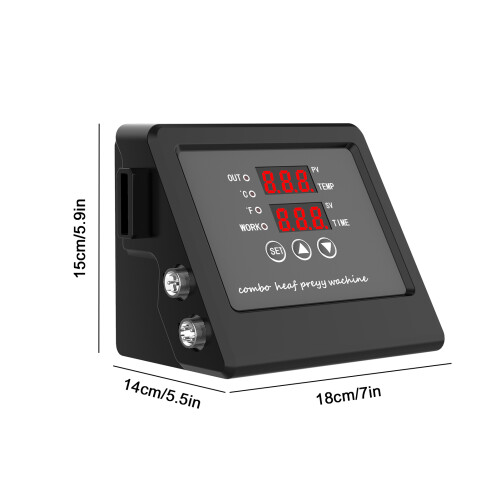 Multi-functional Heat Press Machine Control Box Digital Box LED Controller for T-shirts/Plate/Cap/Mug Swing Away Heat Transfer Sublimation 1