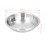 Assiette creuse en acier inoxydable 304 24 cm argentée 3