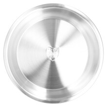 Piatto da portata profondo argento 26 cm in acciaio inossidabile 304