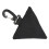 Portefeuille militaire triangles boucle pendante noire 15