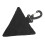 Portefeuille militaire triangles boucle pendante noire 6