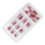 P145 24 pièces d’ongles ABS à couverture complète - 12 tailles, clair 5