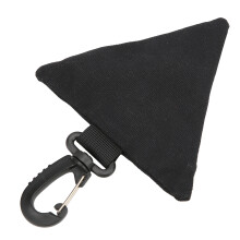 Portafoglio militare con fibbia triangolare, pochette EDC, nera