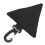 Portefeuille militaire triangles boucle pendante noire 1