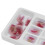 P145 24 pièces d’ongles ABS à couverture complète - 12 tailles, clair 6
