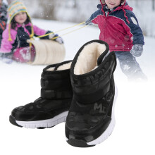 Bottes de neige pour enfants noires 27 imperméables antidérapantes chaudes