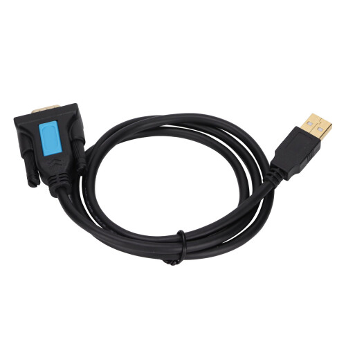 US017 Câble USB-RS232, noir, 1 m, industriel 1
