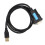 US017 Câble USB-RS232, noir, 1 m, industriel 15