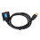 US017 Câble USB-RS232, noir, 1 m, industriel 16