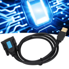 US017 Câble USB-RS232, noir, 1 m, industriel