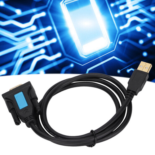 US017 Câble USB-RS232, noir, 1 m, industriel
