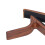 Capotasto piccolo portatile silenzioso, 72 g, legno scuro 12