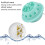 Dishwasher 15 Minutes AutomaticShutdown Super Shock Wave 2Mode USBPowered Mini Dish Washing Machine(Vert ) 6