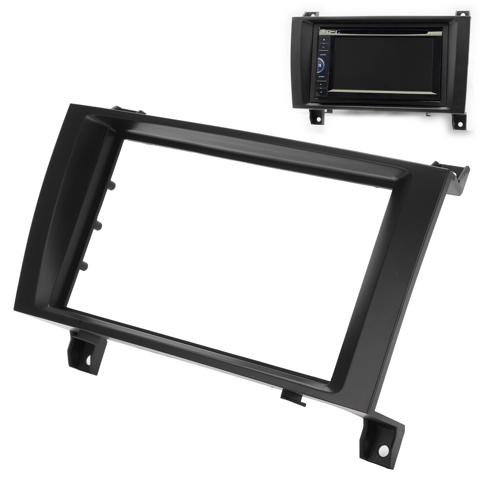 2Din Central Control Cd Radio Fascia Dash Panel Replacement For Mercedesbenz Slk R171 20042011 7901322357939