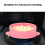 Pot en silicone rose de remplacement pour chauffe-cire 5