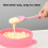 Pot en silicone rose de remplacement pour chauffe-cire 9