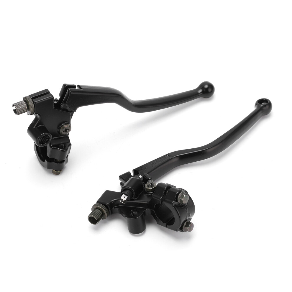 2Pcs 22Mm Motorcycle Handlebar Brake Clutch Lever Aluminium Alloy Replacement For Cg 125 4991322358008