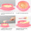 Pot en silicone rose de remplacement pour chauffe-cire 4