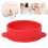 Pot à cire de remplacement pour chauffe-cire en silicone rouge 14