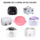 Pot en silicone rose de remplacement pour chauffe-cire 11