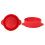 Pot à cire de remplacement pour chauffe-cire en silicone rouge 9