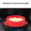 Pot à cire de remplacement pour chauffe-cire en silicone rouge 3
