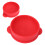 Pot à cire de remplacement pour chauffe-cire en silicone rouge 7