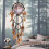 Dreamcatcher indiano vintage 75 cm piume naturali 9