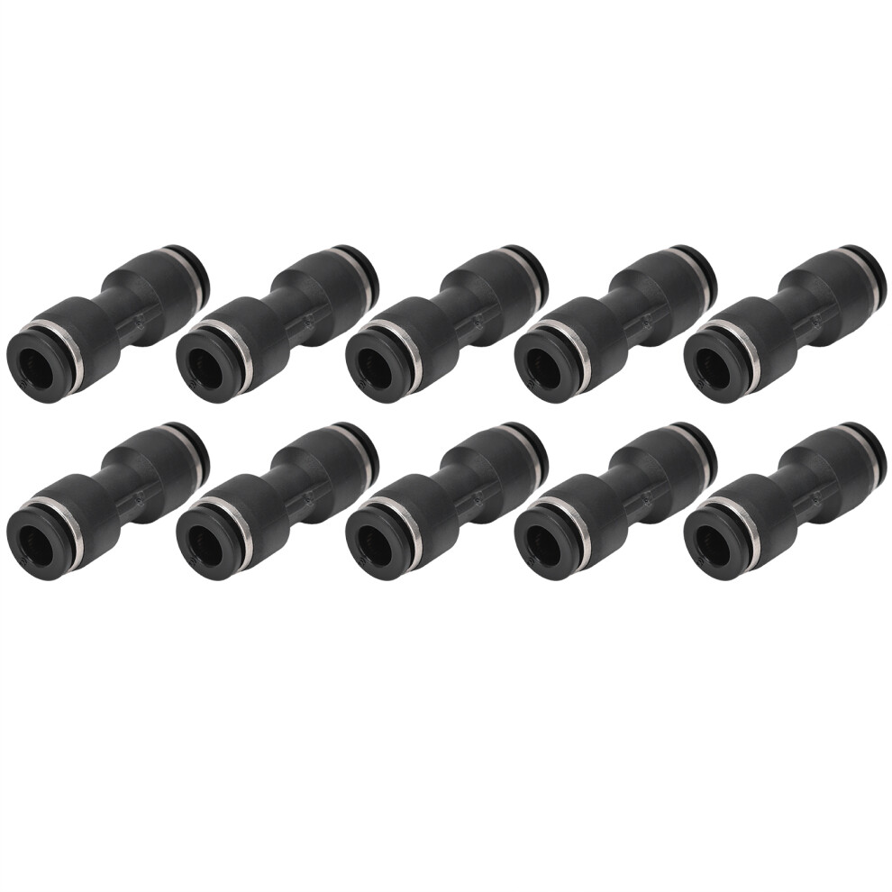 10Pcs Pneumatic Connectors Straight Push Pipe Fittings Air Compressor Accessories6mm 7901322358660