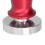 Pressino per caffè rosso da 58 mm - Altezza 100 mm - Alluminio 13