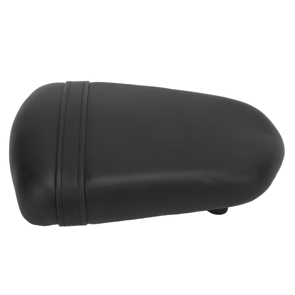 Motorcycle Pillion Synthetic Leather Rear Passenger Pad Seat Replacement For Suzuki K6 Black 9431322360014