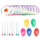 Spilli da cucire in plastica/acciaio 1 set infilatore: rosso 15