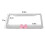 Cornice per targa con strass Bianco/Nero 310x160 mm 4